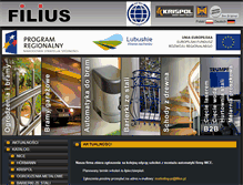 Tablet Screenshot of filius.pl